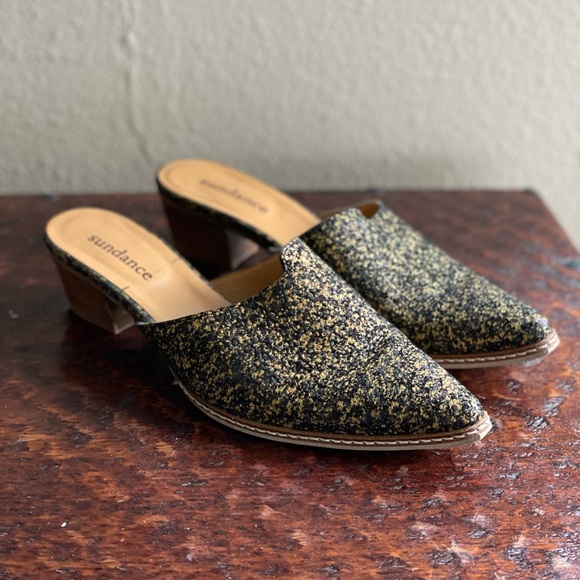 Sundance Shoes - *SOLD on FB Marketplace* Sundance Stacked Idalia Speckled Backless Mules